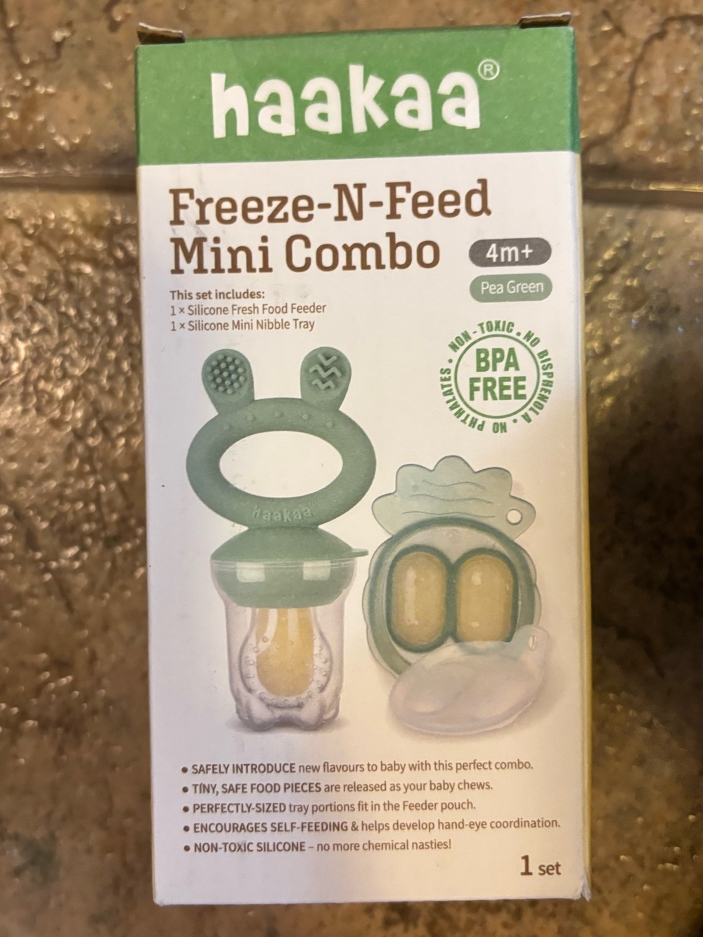 NIB Haakaa Freeze-N-Feed Mini Combo